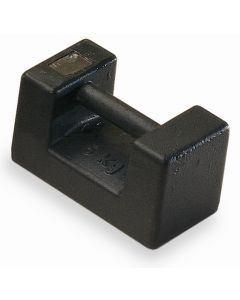 Serie de pesas de bloque de hierro fundido barnizado. Clase M1